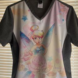 Tinker Bell Scrub Top$20