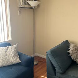 Tall Silver Floor Lamp – Make an Offer