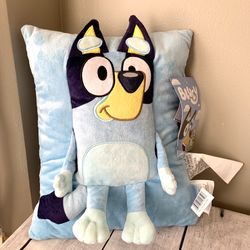 BLUEY Pillow Buddy Plush Pal Stuffed Cuddle Kids Dog