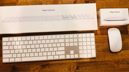 Apple Magic Keyboard with Numeric Keypad + Magic Mouse Bundle (Lightning Version)