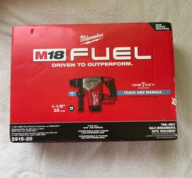 🔴⚫️Milwaukee M18 FUEL 18V Lithium-Ion Brushless Cordless SDS-Plus 1-1/8 in. Rotary Hammer Drill (Tool-Only