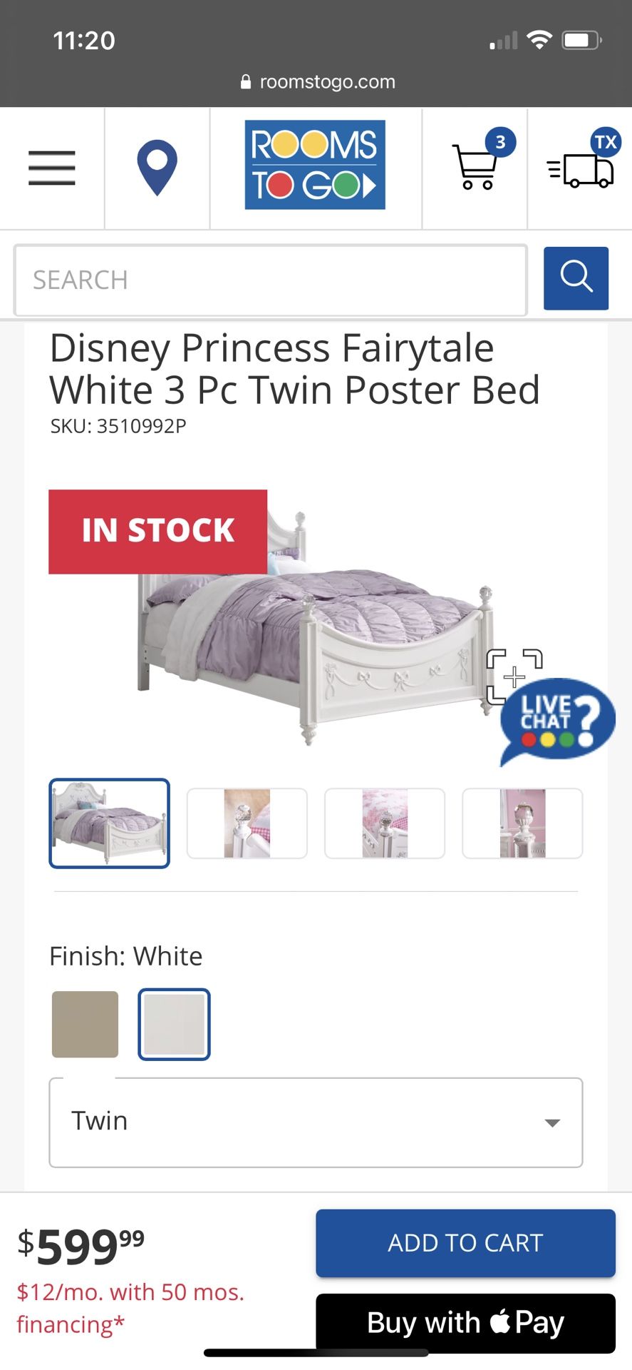 Disney Princess Twin Bed Frame And Mattress With Bunker Board