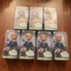 Lot Set Of 7 Raya And The Lost Dragon-4 Human Sisu And 3 Raya