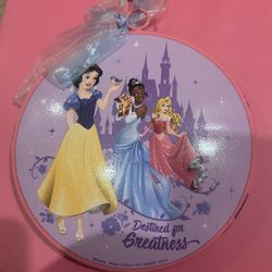 Disney Parks NEW Princess "The Adventure is On" Metal Christmas Holiday Ornament