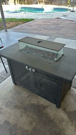 Outdoor Propane Fire Pit Table