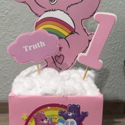Carebear Birthday Party Centerpieces