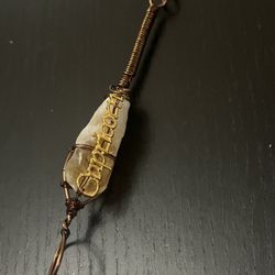 Raw Citrine Capricorn Roach Stick