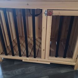 Wood DOG crate $90 
