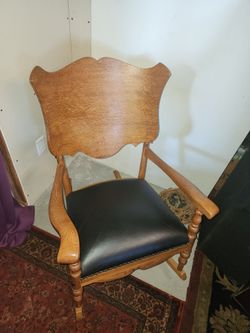 Vintage Oak Rocking Chair
