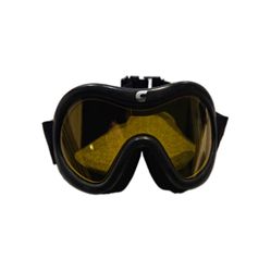 Carrera DIVA Carbonflex Ultrasight Ski Goggles Amber Lens Black Adjustable Strap