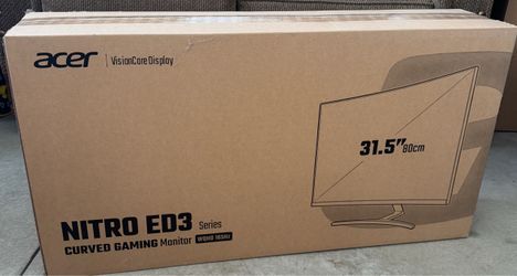 Acer Nitro 32 inch Curved Gaming Monitor Brand New Sealed