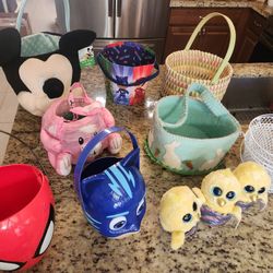 Assorted Character and Themed Baskets