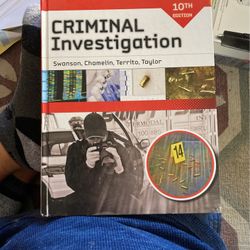 Criminal investigation 10th Edition