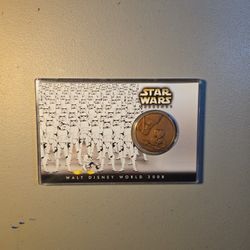 Limited-edition bronze coin from the 2008 Star Wars Weekend at Walt Disney World