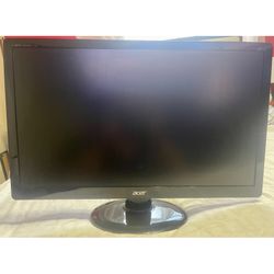 2 ACER LCD Monitors 21 1/2 Inches Backlight Technology