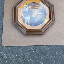 Norman Rockwell Collector Plate In Frame