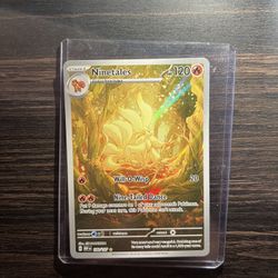 Ninetales Secret Rare Pokemon Card