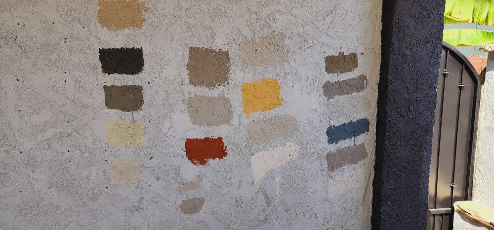 Exterior House Paint Samples - BEHR brand from Home depot
