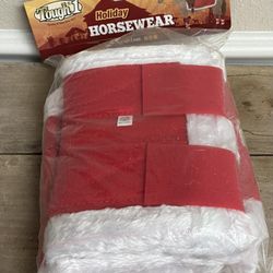 NEW SEALED Holiday Horse Leg Wraps Set of 4 Just $8 xox