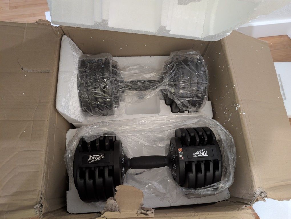 Adjustable Dumbbell ( 2 X 55 Lbs)