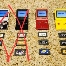 Original & Authentic Nintendo GBA SP Sets with games for $$$ (Read the Description plz)