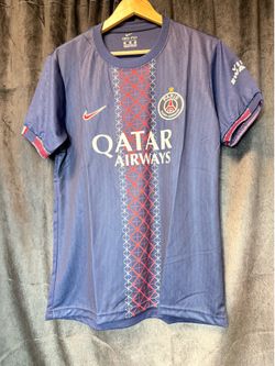PSG Paris Saint Germain Men’s Blue Soccer Jersey Short Sleeve Size XL