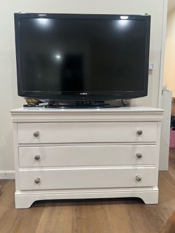 white dresser