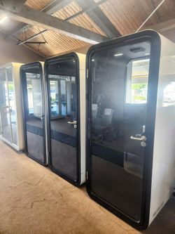 (4) Matching Office Pod's  , Privacy Booths  , Phone Booths.  Available NOW !!!