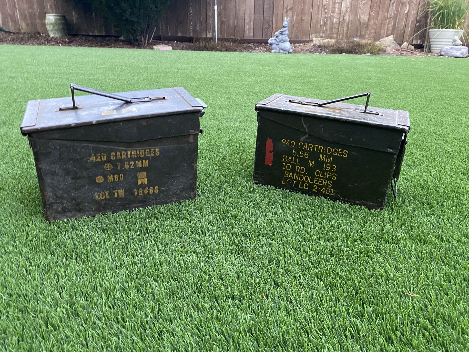 Military Ammunition Cans - Empty