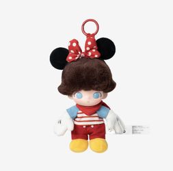 Pop Mart DIMOO World x Disney Series Minnie's Balloon Vinyl Plush Keychain