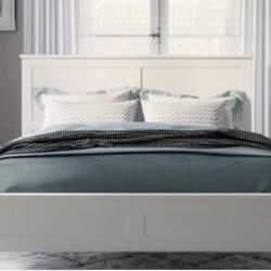 White King Platform Bed Frame