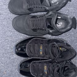 Jordan 11 Gamma Jordan 4 Black Cat Size 9 