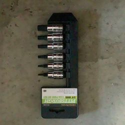 PITTSBURGH 3/8 in. Drive Star Bit Socket Set, 6-Piece
