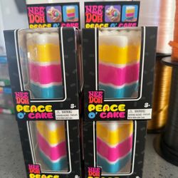 Nee Doh Peace O' Cake Sensory Squeeze Toy