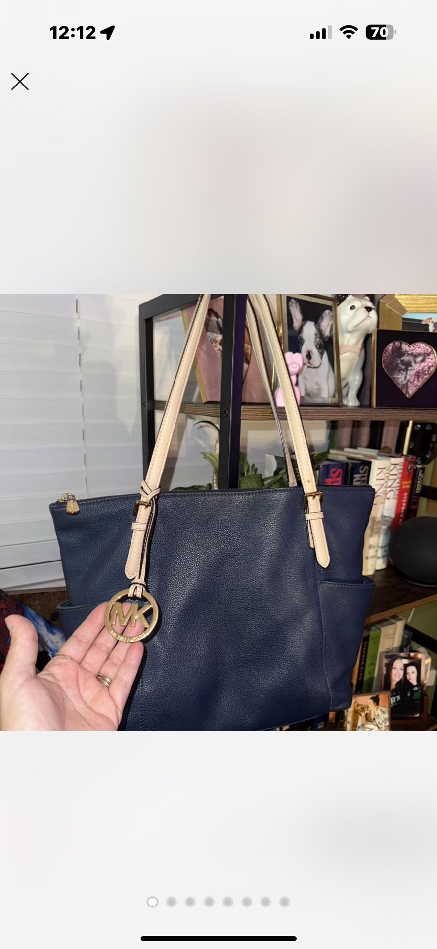 Vintage Blue MK Bag