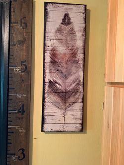 Feather Wall Art Canvas Print