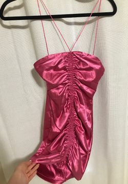 MESHKI satin dress