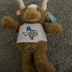 Texas Longhorn Plush Toy New