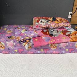 Child’s Mattress And paw patrol Bedding 