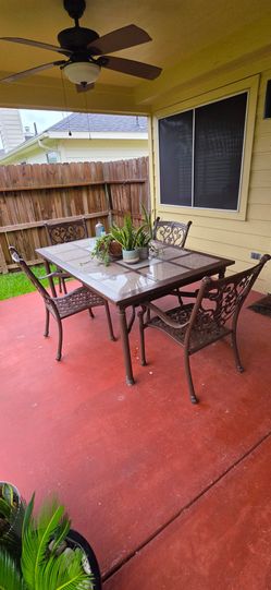 Cast Aluminum Patio Set