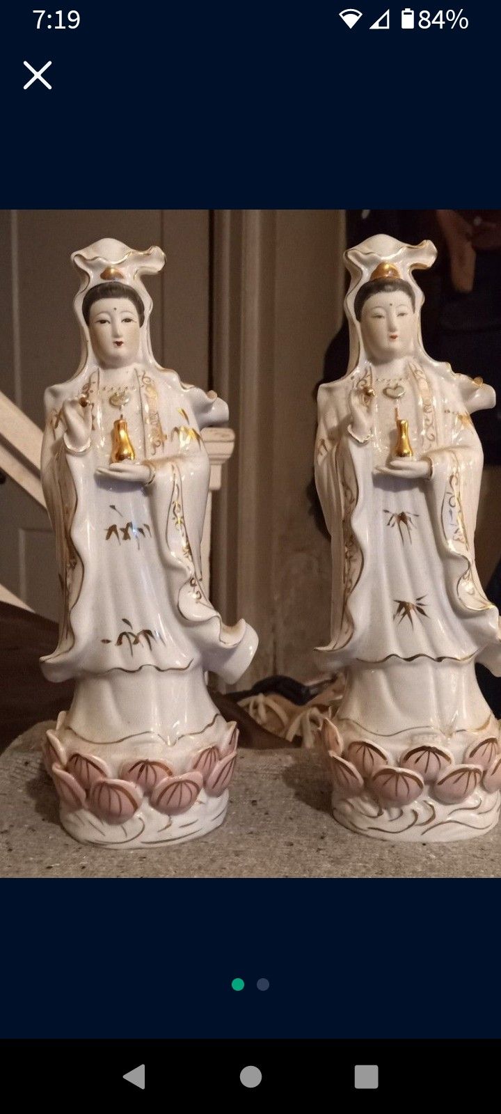 QUAN YIN. CEARAMIC STATUE