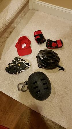 Helmets and other sport stuff