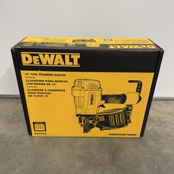 DEWALT Pneumatic 15° Coil Framing Nailer $299 plus tax at Home Depot