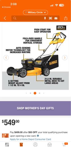 DEWALT ELECTRIC MOWER
