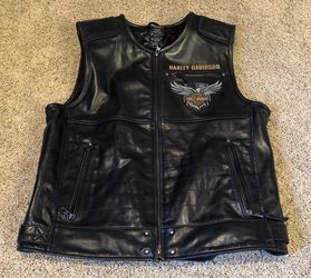 Harley Davidson 115th Anniversary Leather Vest