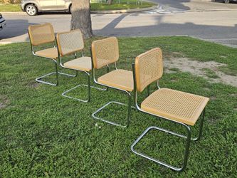 Vintage Postmodern Cesca Italian Dining Chairs