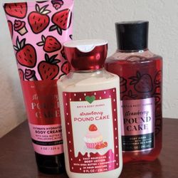 Bath And Body Works Strawberry Poundcake