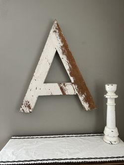 Vintage Wooden “A”