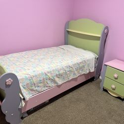 Twin Bed/ Night Stand