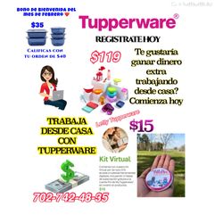 Te Gustaría Trabajar Desde Casa 👩‍💻 Únete A Tupperware 